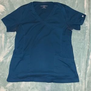 Matrix scrub top